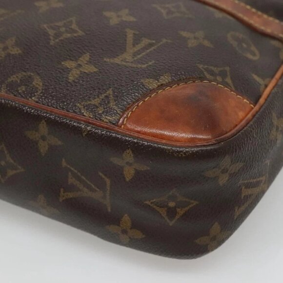 LOUIS VUITTON Monogram Compiegne 28 Clutch Bag M51845 LV Auth ti3246 - Picture 4 of 16